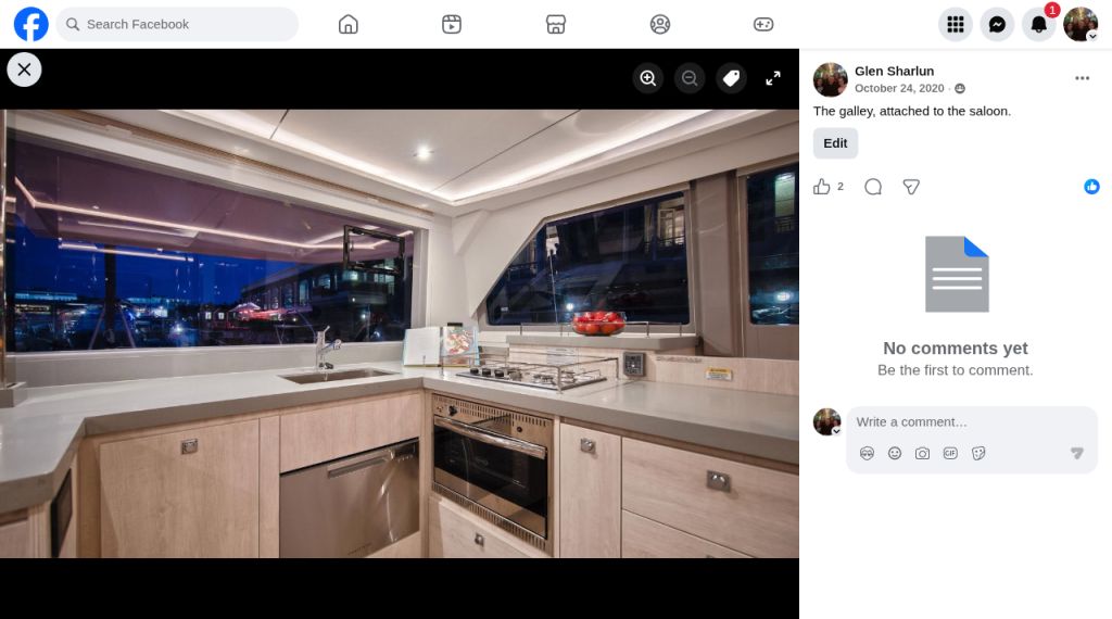 Representative factory galley layout photo